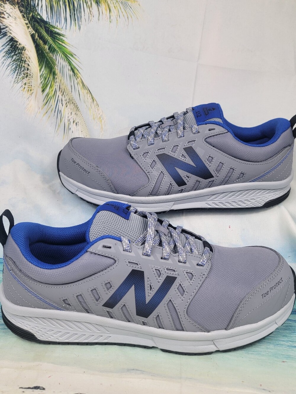New Balance 412v1 Alloy Toe Gray. Oil & Slip Resistant Mens 10 Wide 2E